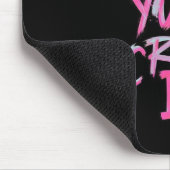 Trust Your Crazy Idea – Bold Motivational Mousepad マウスパッド (コーナー)