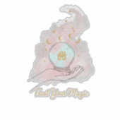 Trust Your Magic Sticker - Mystical Boho Celestial シール (正面)
