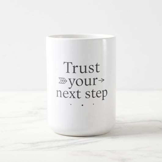 Trust Your Next Step Algorithm Mug コーヒーマグカップ (中央)