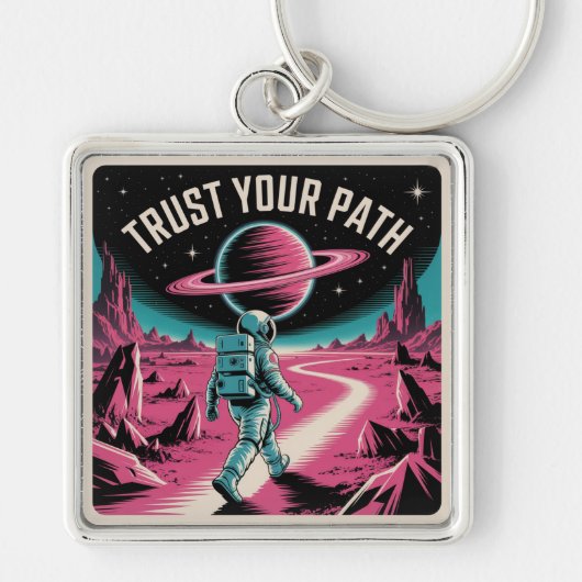 Trust Your Path キーホルダー (正面)