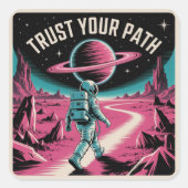 Trust Your Path スクエアシール (正面)