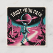 Trust Your Path スクエア名刺 (正面)