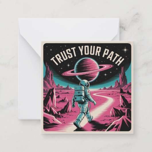 Trust Your Path ノートカード (正面)