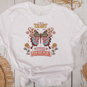 "Trust Your Vision" Boho Moth Moon Flowers Tシャツ