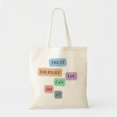 Trust Yourself トートバッグ (正面)