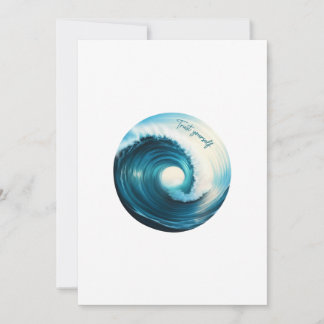 trust yourself  招待状