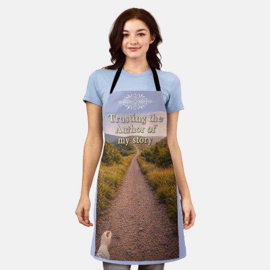 Trusting the Author エプロン (着用した状態)