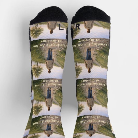 Trusting the Author ソックス (上部)