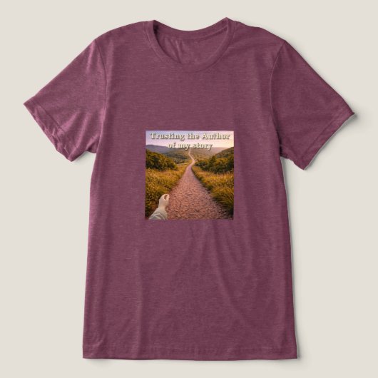 Trusting the Author トライブレンドＴシャツ (デザイン正面)
