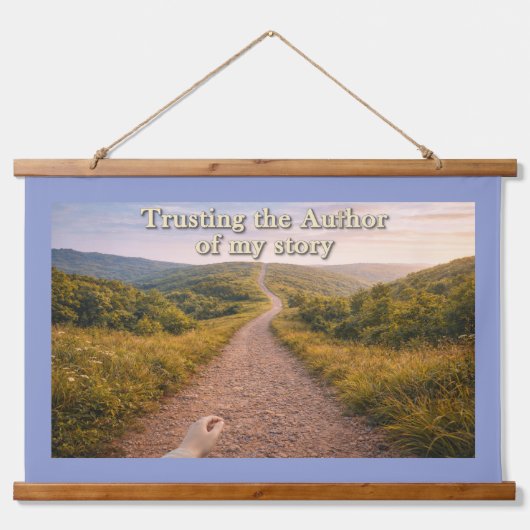 Trusting the Author 吊り下げ型タペストリー (正面)