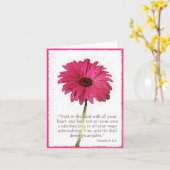 TrustintheLordZazzle カード (黄色い花)