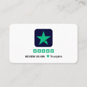 TrustpilotレビューQRコード 名刺 (裏面)