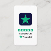 TrustpilotレビューQRコード 名刺 (裏面)