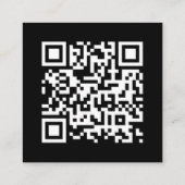 Trustpilot レビュー ビジネス カード | QRコード ブラック (裏面)