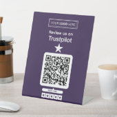 Trustpilot Review Request with Scannable QR Code 台座サイン (インサイチュ)