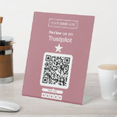 Trustpilot Review Request with Scannable QR Code 台座サイン (インサイチュ)