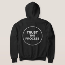 TrustTheProcess ミニマリスト 円形 タイポグラフィ 女性用