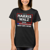 Truth Hope Decency Harris Walz 2024 Tシャツ (正面)