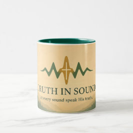 Truth in Sound オフィシャルグッズ風景 ツートーンマグカップ