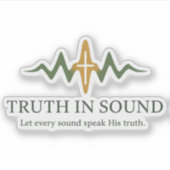 Truth in Sound Official Merch シール (正面)