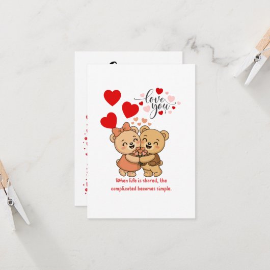 truth love card カード (正面/裏面インサイチュ)