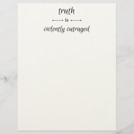 Truth or lie? レターヘッド