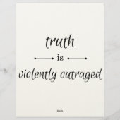 Truth or lie? レターヘッド (裏面)