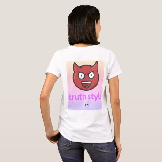 truth style tシャツ (裏面フル)