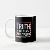 Truth The New Hate Speech Against Dei Litical Corr コーヒーマグカップ (左)