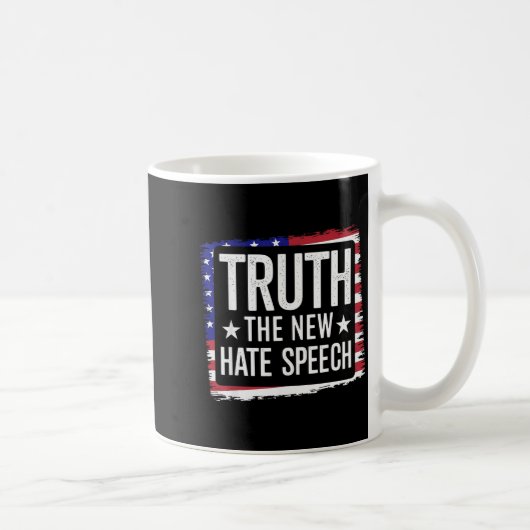 Truth The New Hate Speech Against Dei Litical Corr コーヒーマグカップ (右)