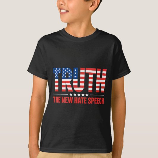 Truth The New Hate Speech Litical Correctness Usa  Tシャツ (正面)