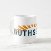 TRUTHSEEKERのマグ コーヒーマグカップ (正面左)
