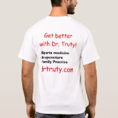 Truty先生 Tシャツ (裏面)
