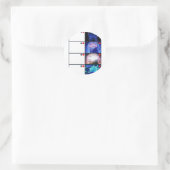 TRVMP Custom Meme Sticker ラウンドシール (バッグ)