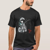 TRX魚釣り、Tron Coinデジタル資産トークンブロックチャ Tシャツ (正面)