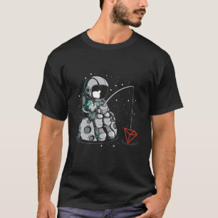 TRX魚釣り、Tron Coinデジタル資産トークンブロックチャ Tシャツ