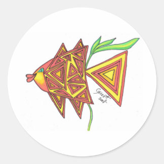 Try Angle Fish ラウンドシール