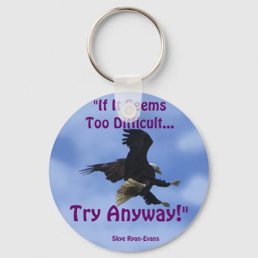 TRY ANYWAY EAGLEシリーズ キーホルダー (正面)