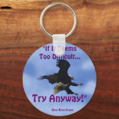 TRY ANYWAY EAGLEシリーズ キーホルダー (正面)