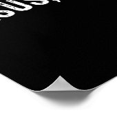 Try Jesus Not Me Shirt Men おもしろい Christian G ポスター (角)