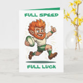 Try Line St Patricks Match Day Charge カード (黄色い花)