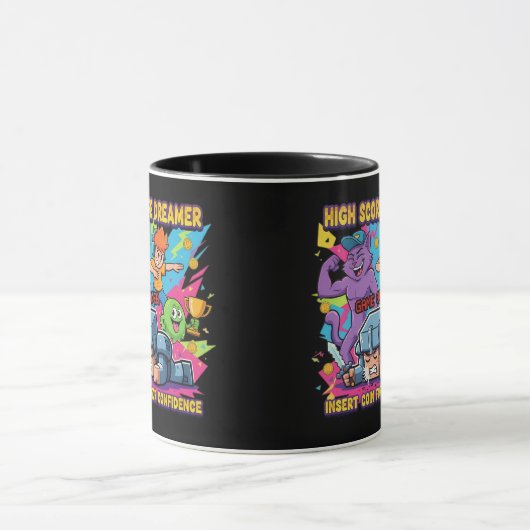 Try out ! This cool🤩 90's Retro マグカップ (中央)