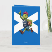 Try Time Thistle Scottish Rugby Motif カード (裏面)