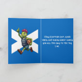 Try Time Thistle Scottish Rugby Motif カード (内部)