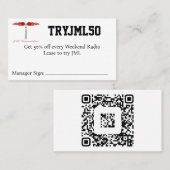TRYJML50 クーポン 名刺 (正面/裏面)