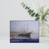 TSアレトゥーサ(元ペキン) 、アプナーに係留 ポストカード (スタンド正面)