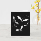 Tsヴァンパイア不気味ホラーアートハロウィーンゴシックアルトAe カード (黄色い花)