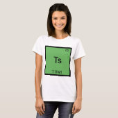 Ts - 面白い化学元素記号Tシャツ Tシャツ (正面フル)