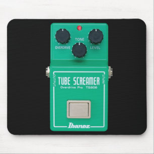 TS 808の管の叫ぶ人のギターのペダル マウスパッド