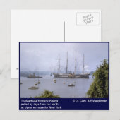 TS Arethusa以前Peking, Upnor ポストカード (正面/裏面)